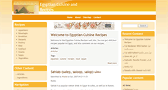 Desktop Screenshot of egyptian-cuisine-recipes.com