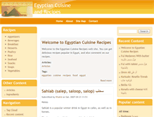 Tablet Screenshot of egyptian-cuisine-recipes.com